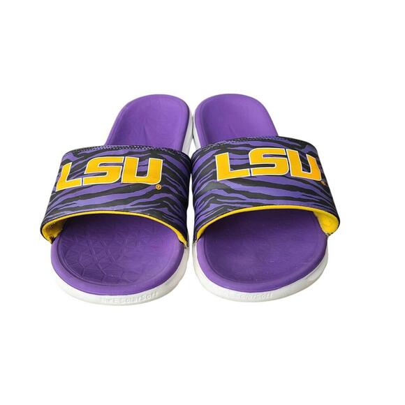 Nike LSU Slides - Stylish Comfort Size 10 - Picture 2 of 7